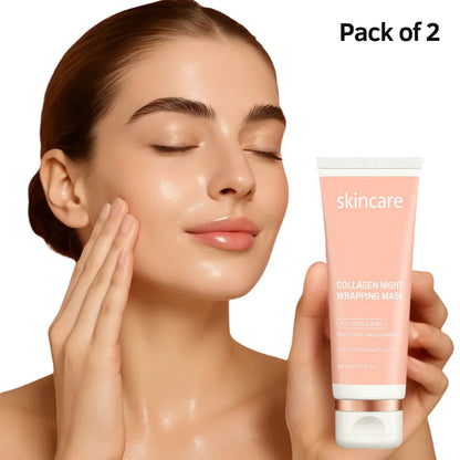 (Pack of 2) Korean Collagen Night Wrapping Peel Off Mask