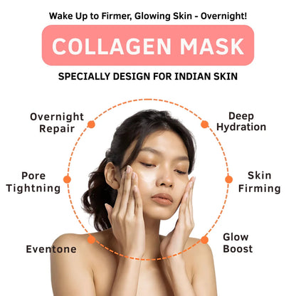 (Pack of 2) Korean Collagen Night Wrapping Peel Off Mask